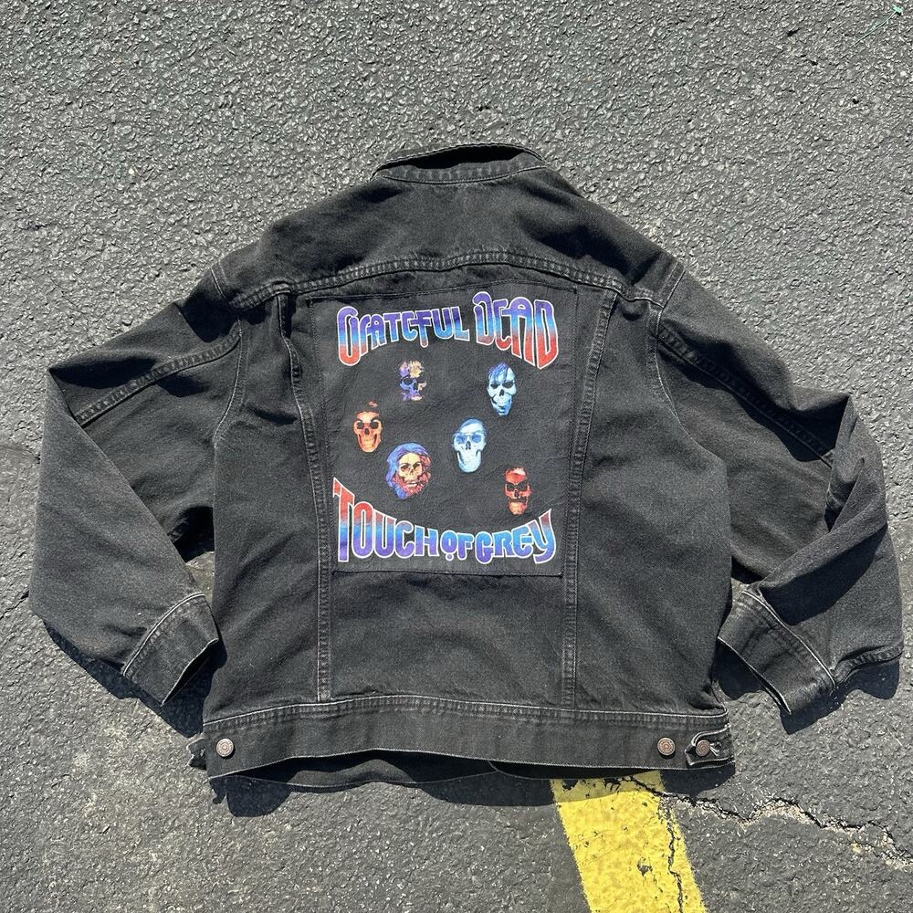 Vintage Lee Jacket With Grateful Dead Patch Size Large Hippie